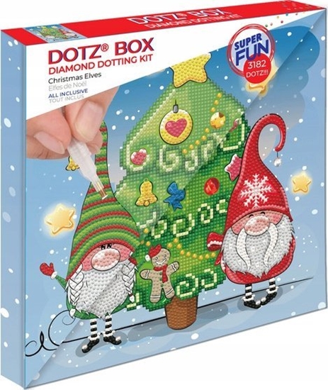 Изображение DIAMOND DOTZ DIAMOND DOTZ DOTZ BOX CHRISTMAS ELVES