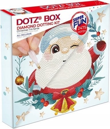 Изображение DIAMOND DOTZ DIAMOND DOTZ DOTZ BOX CHRISTMAS TRIO SANTA