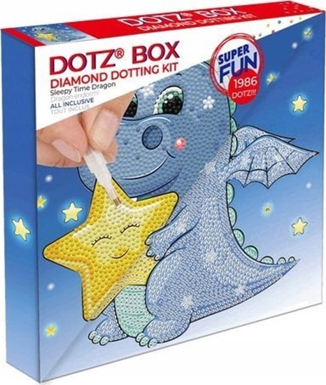 Изображение DIAMOND DOTZ DIAMOND DOTZ DOTZ BOX SLEEPY DRAGON