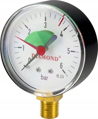 Picture of Diamond MANOMETR TECHNICZNY ÅR. 63MM 0-6 BAR GW 2/5