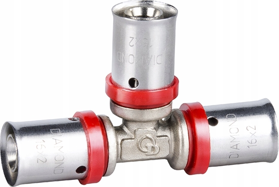 Picture of Diamond TRÃJNIK ZAPR. EN 1254-8, 20X20X20.POTRÃJNY PEX-AL-PEX CHROM