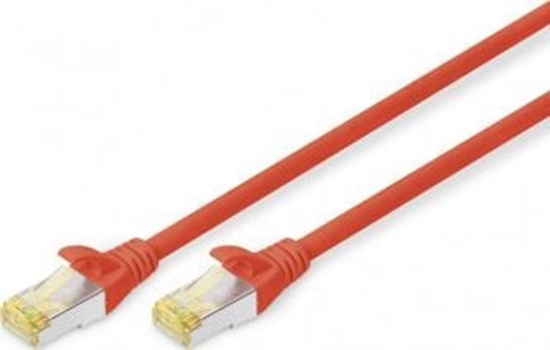 Изображение Digitus Assmann / Digitus CAT 6A S-FTP PATCH C. LSOH. CU cable structure: 4 x 2 AWG 26/7, twisted pair, color: red, length: 3 m, occupancy: 1: 1, sheath: LSOH (DK-1644- A-030 / R)