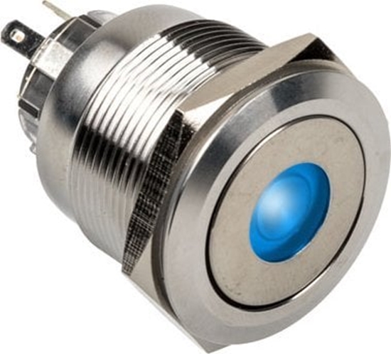 Изображение DimasTech Vandalismusschalter/-taster 25mm, Silverline Dot - RGB