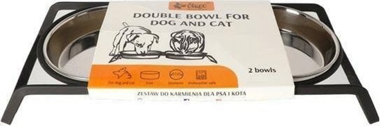 Picture of Dingo Dingo Zestaw Metalowy do Karmienia Psa i Kota 2x280ml