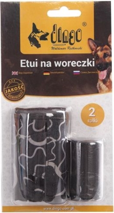 Picture of Dingo pokrowiec na woreczki 8.5 cm x 5 cm+2 rolki woreczków