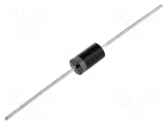 Picture of Diode: taisngrieža | THT | 1kV | 5A | Munīcijas komplekts | Ifsm:220A | Ø5,4x7,5mm