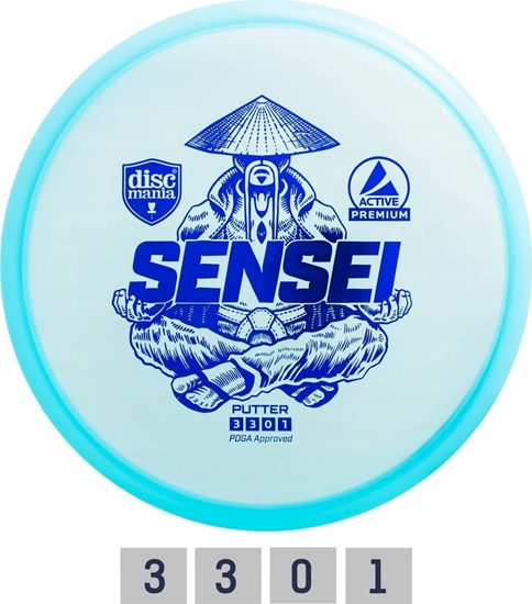 Picture of Discmania Blue Diskgolfo diskas Putter SENSEI Active Premium Mlyna