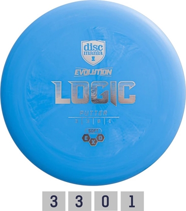 Picture of Discmania Discgolf DISCMANIA Putter SOFT EXO LOGIC Evolution Blue 3/3/0/1