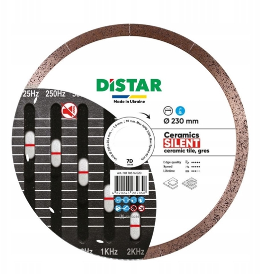 Picture of DISTAR DIAMOND BLADE CERAMIC SILENT 230 x 1.9 x 10 x 25.4