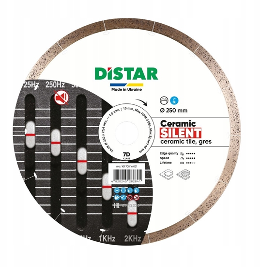 Picture of DISTAR DIAMOND BLADE CERAMIC SILENT 250 x 1.8 x 10 x 25.4