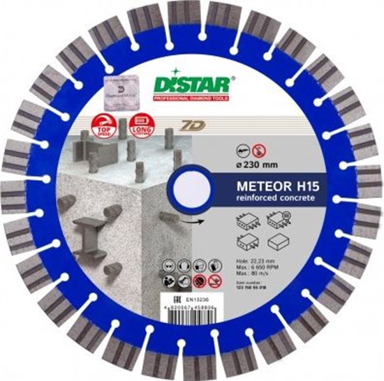 Picture of Di-Star TARCZA DIAMENTOWA 1A1RSS/C3-W 230x2,6/1,6x15x22,23-28 Meteor H15