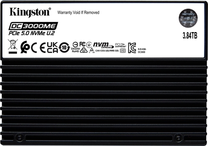 Picture of Dysk serwerowy Kingston DC3000ME 3.84TB U.2 PCI-E x4 Gen 5.0 NVMe  (SEDC3000ME/3T8)