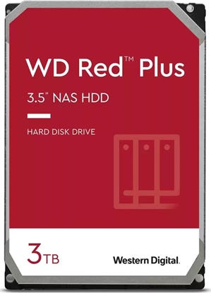 Attēls no Dysk serwerowy WD Red Plus 3TB 3.5'' SATA III (6 Gb/s)  (WD30EFPX)