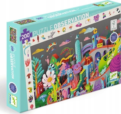 Attēls no Djeco Dlion - Keistas miestelis (200 detali)