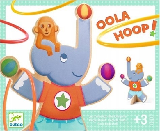 Picture of Djeco Djeco gdi aidimas - ied metimo aidimas - Oola Hoop Dramblys