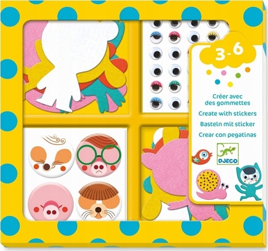 Picture of Djeco Djeco Kurkite su lipdukais - Myliu gyvnus