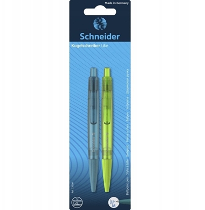 Picture of Dugopis automatyczny SCHNEIDER Like, M, 2szt., blister, mix kolorów