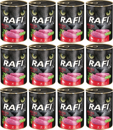 Изображение Dolina Noteci Rafi Cat mokra karma z cielcin 400g