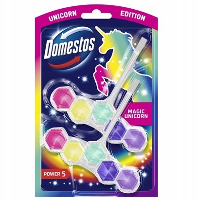 Изображение DOMESTOS Magic Unicorn Power 5 Kostka do WC 2 x 50 g