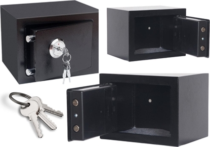 Attēls no Domowy Sejf Na Kluczyk Stalowy Czarny 23x17x17cm
