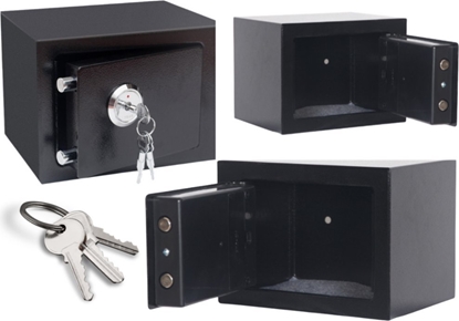 Attēls no Domowy Sejf Na Kluczyk Stalowy Czarny 35x25x25cm
