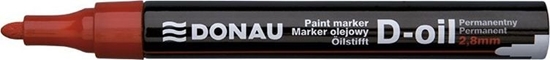 Изображение Donau Marker olejowy DONAU D-Oil, okrgy, 2,8mm, czerwony