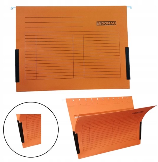 Picture of Teczka zawieszana Donau A4 (z bokami) pomaraczowa