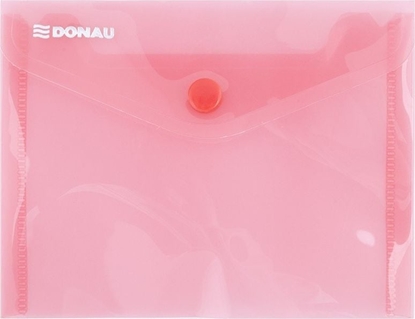 Picture of Donau Teczka kopertowa DONAU zatrzask, PP, A6, 180mikr., czerwona