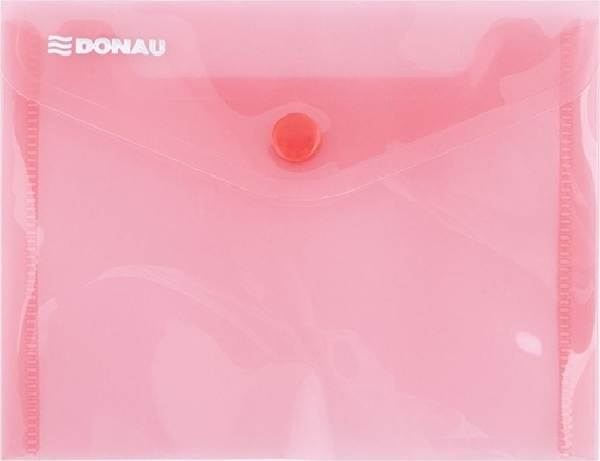 Picture of Donau Teczka kopertowa DONAU zatrzask, PP, A6, 180mikr., czerwona