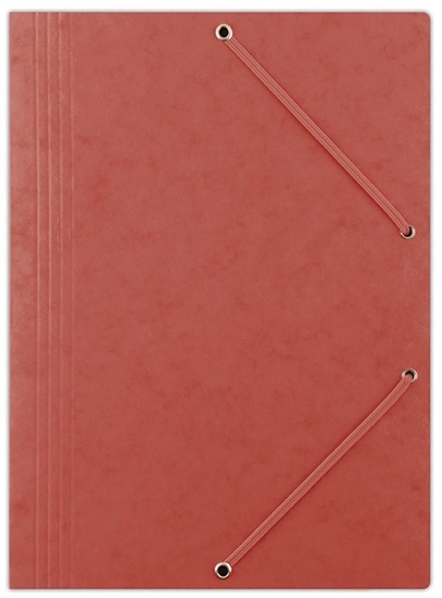 Picture of Donau TECZKA Z GUMK PRESZPANOWA A4 3-SKRZYDOWA 390GSM CZERWONA (8643080-04PL)