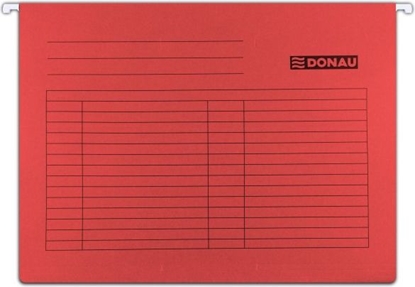 Изображение Donau Teczki zawieszkowe A4 czerwony 230g (7410905PL-04)