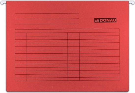 Изображение Donau Teczki zawieszkowe A4 czerwony 230g (7410905PL-04)