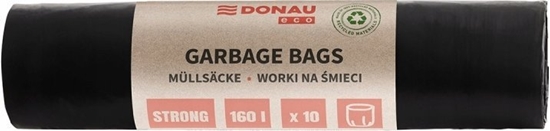 Picture of Donau Worki na mieci ECO* mocne (LDPE) 160l 10 szt. czarne