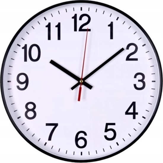 Picture of Donau Zegar cienny DONAU, plastikowy, 30cm, czarny