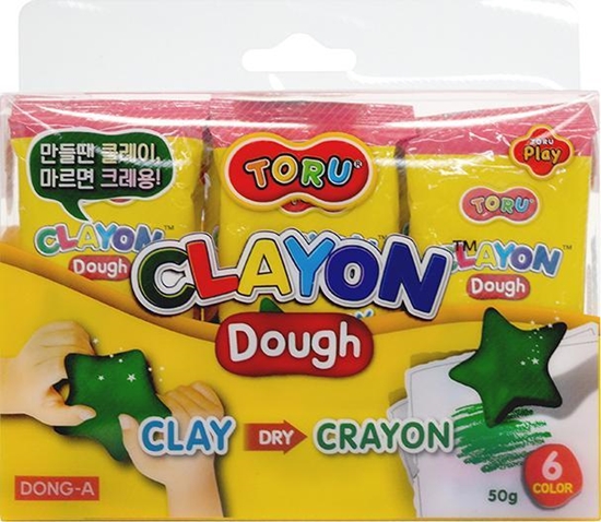 Изображение DONGA-A MASA KREDKOWA TORU DONG-A 6 KOLORÓW X 50 G