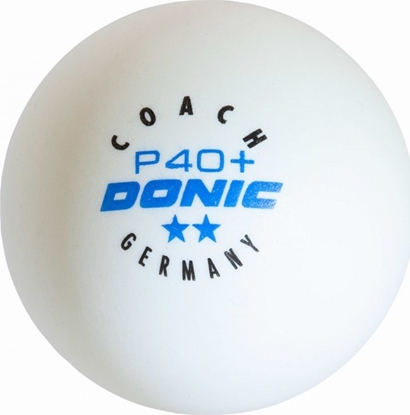Изображение Donic Table tennis ball DONIC P40+  Coach 2 star 120 pcs White