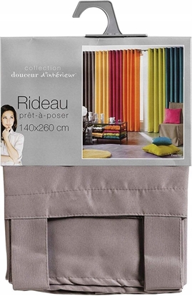 Изображение Douceur d`Interieur Zasona na szelkach 140 x 260 cm ESSENTIEL, taupe