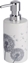Picture of Dozownik do myda dozownik myda Astera 360 ml 7 x 18 cm ceramiczny biay/szary