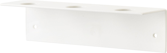 Изображение Dozownik do myda NAGA Sæbeholder til væg hvid 3 flasker Hvid 24x6x6mm (2stk) - (2 pce pr. )