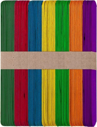 Attēls no DP Craft Patyczki kreatywne DPCRAFT Jumbo kolorowe 14, 8x1, 7cm 60szt. Dalprint