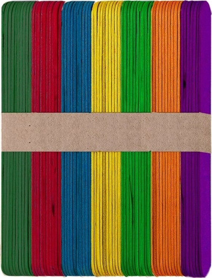 Picture of DP Craft Patyczki kreatywne DPCRAFT Jumbo kolorowe 14, 8x1, 7cm 60szt. Dalprint