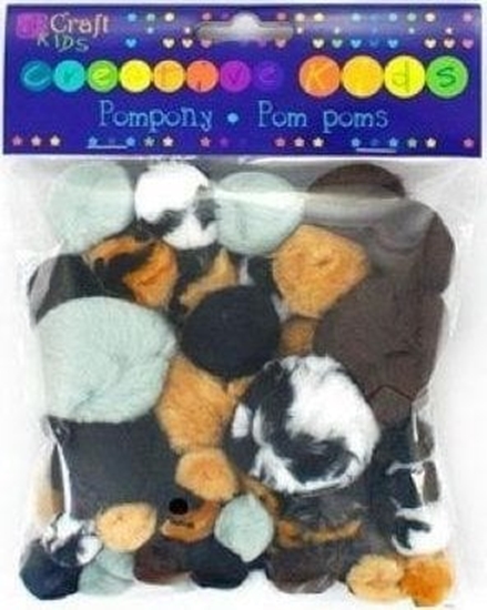 Picture of DP Craft Pompony akrylowe Animal Prints