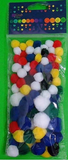 Picture of DP Craft Pompony akrylowe mix