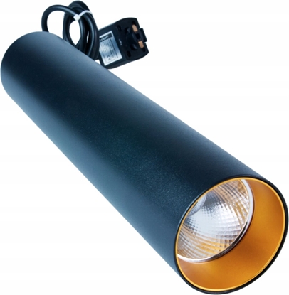 Attēls no DPM Lampa wiszca szynowa, 12 W, 753 lm, 4000 K, 30 cm, czarna, X-LINE