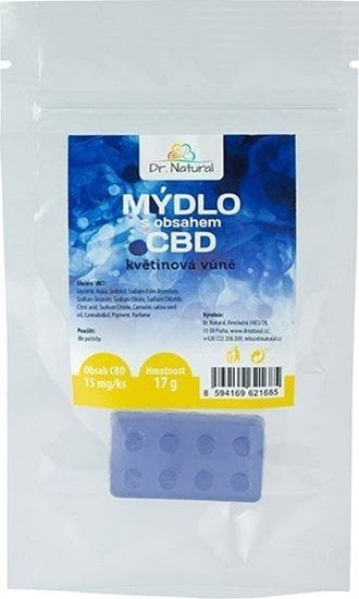 Picture of Dr. Natural Mydo zawierajce CBD, 17g, kwiatowy, z przeciwutleniaczami, Dr. Natural