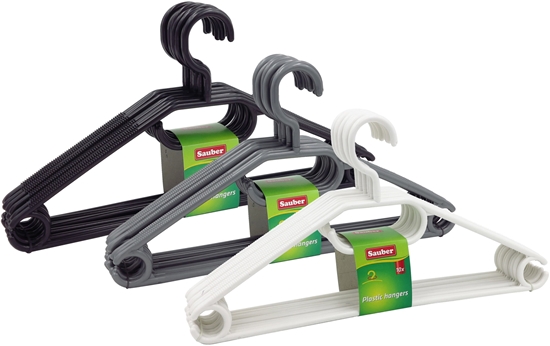 Picture of Drebju pakaramie plastmasas 10gab. balti /melni /peleki 4743115009143