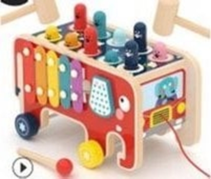 Picture of Drewniana Gra Zrcznociowa Dla Dzieci Whaca-mole Cymbaki