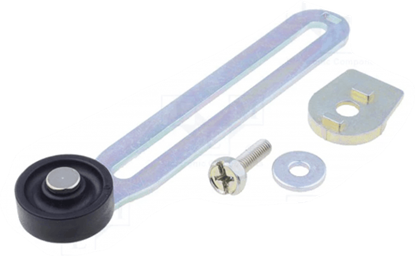 Picture of Driving head; Series: FK/FM/FR/FX/FZ | Adjustable lever R 34-93mm, plastic roller Ø20mm