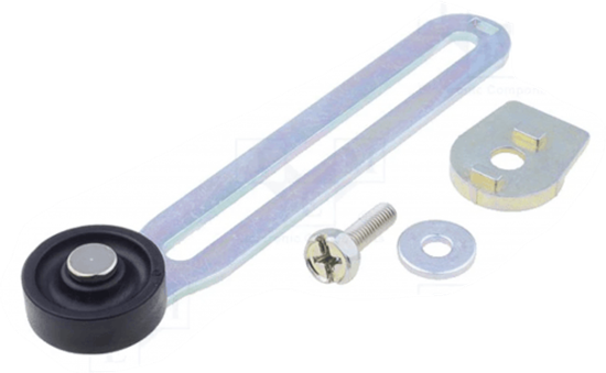Picture of Driving head; Series: FK/FM/FR/FX/FZ | Adjustable lever R 34-93mm, plastic roller Ø20mm