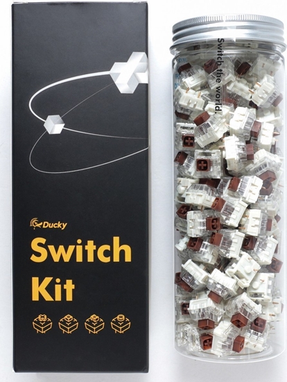 Picture of Ducky Ducky Kailh Box Brown Switches, mechanisch, 3-Pin, taktil, MX-Stem, 50g - 110 Stück